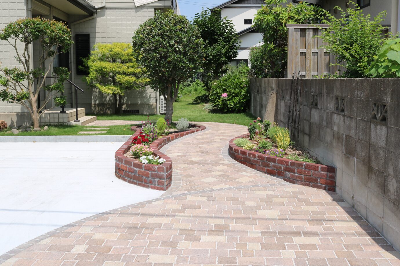 大田市 外構リフォーム 施工前後の比較写真