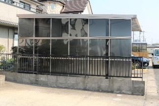 大田市で施工したソルディーポートのカーポート