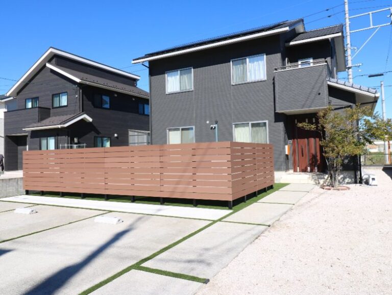 大田市 外構工事 駐車場拡張後の施工事例